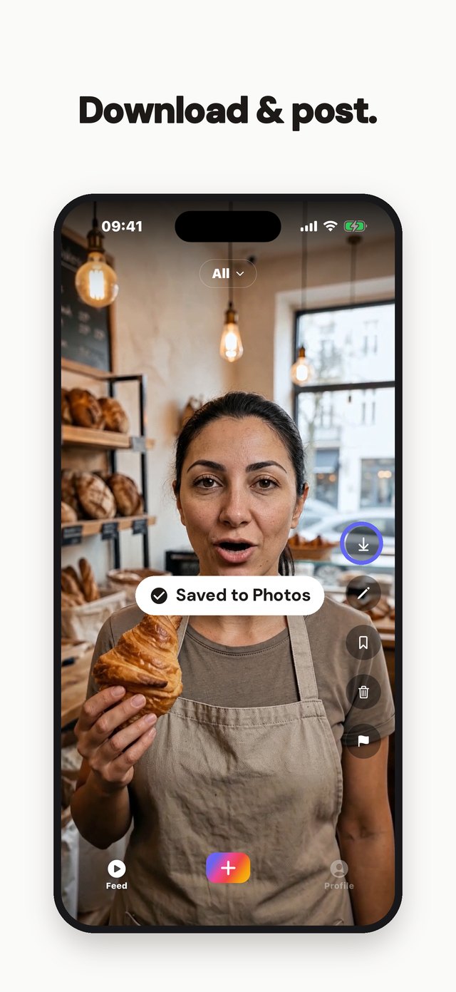 Download and post